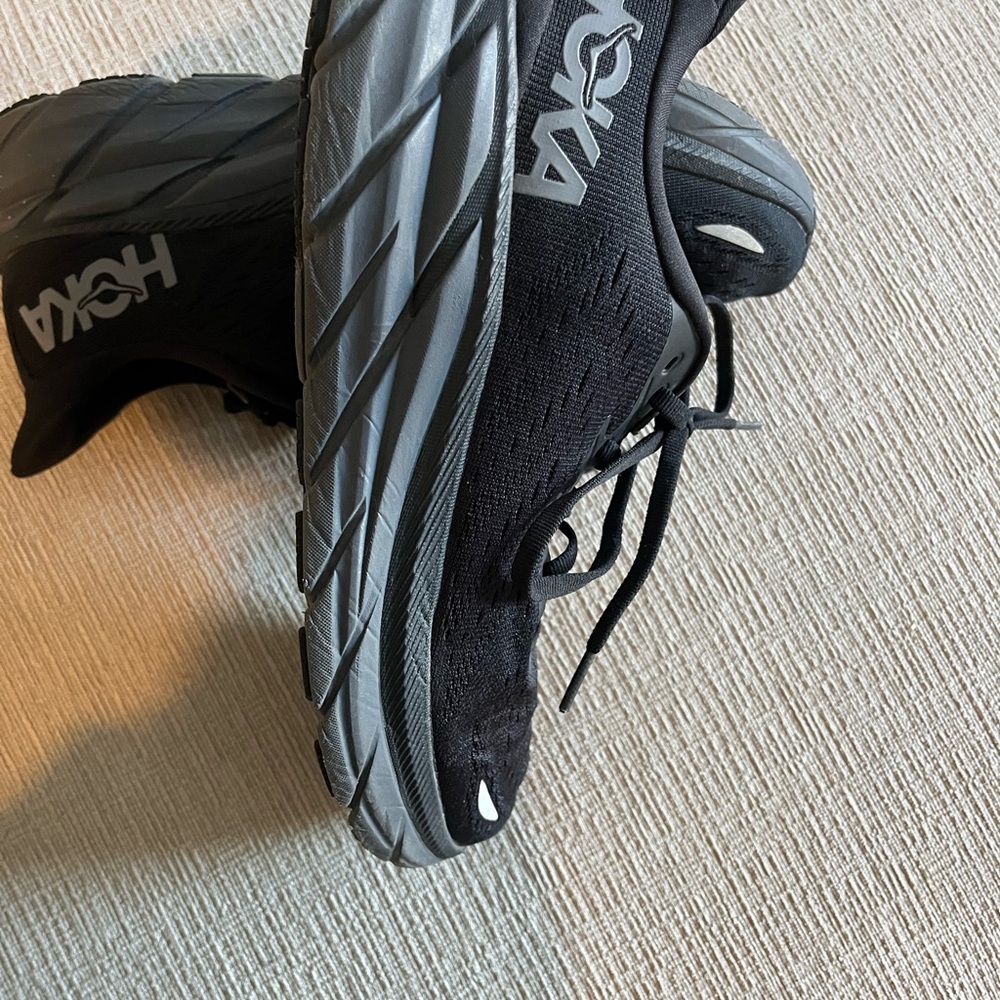 Hoka Black Athletic Shoes - wore 1 time